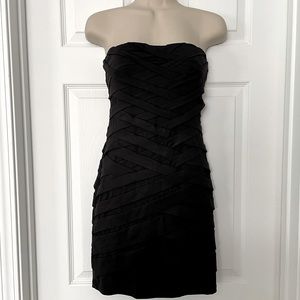 Sexy Black Bandage Strapless Dress